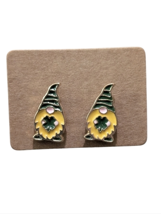 Source Unknown Jewelry - Gnome St. Patrick's Day Earrings